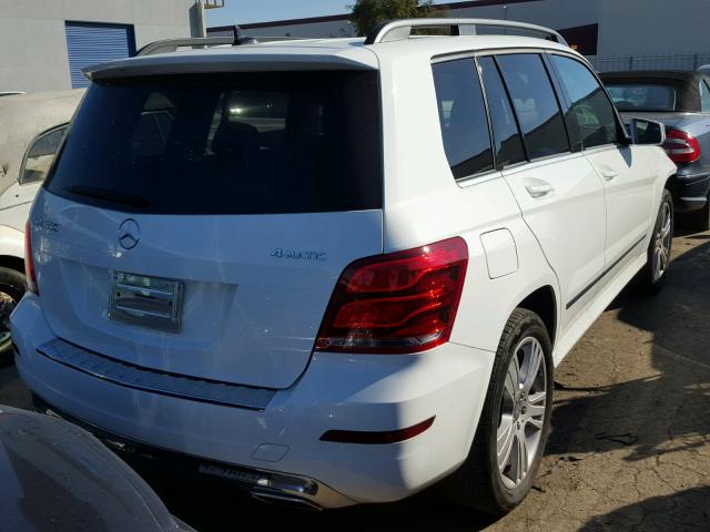 WDCGG8JB4DG051694 - 2013 MERCEDES-BENZ GLK 350 4M WHITE photo 4