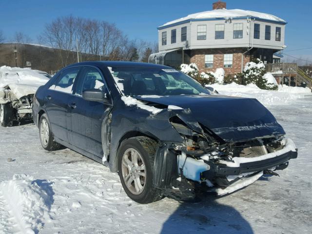 1HGCM56377A139838 - 2007 HONDA ACCORD SE GRAY photo 1