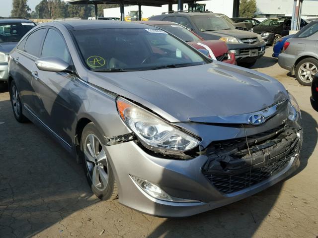 KMHEC4A41BA000278 - 2011 HYUNDAI SONATA HYB GRAY photo 1