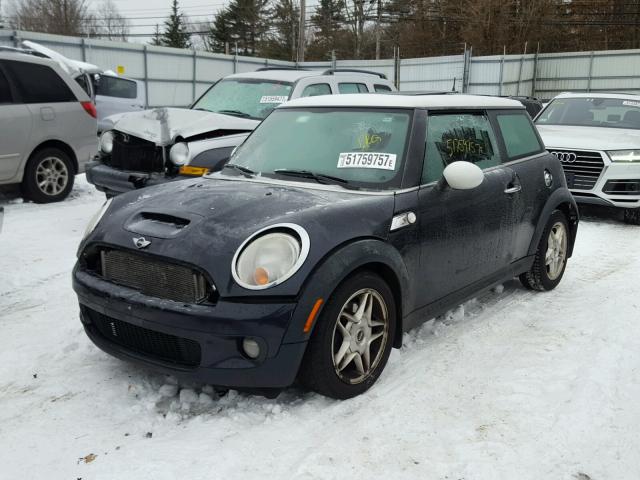 WMWMF73577TL87720 - 2007 MINI COOPER S BLACK photo 2