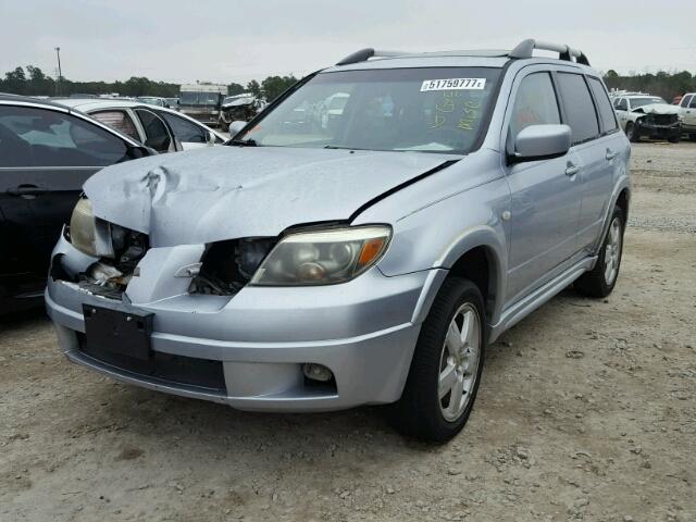 JA4LX81F75U019052 - 2005 MITSUBISHI OUTLANDER SILVER photo 2