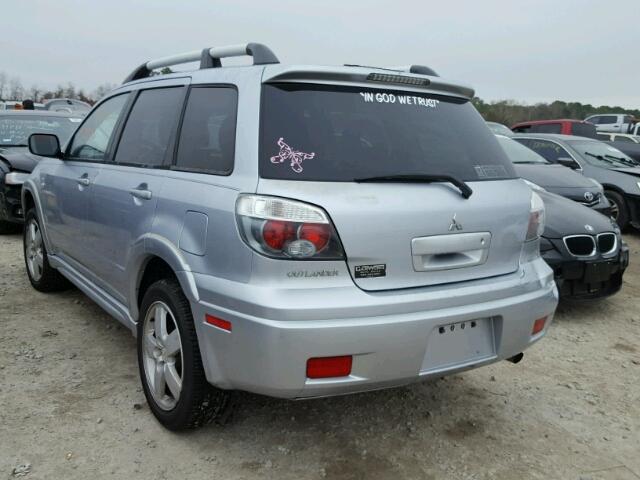 JA4LX81F75U019052 - 2005 MITSUBISHI OUTLANDER SILVER photo 3