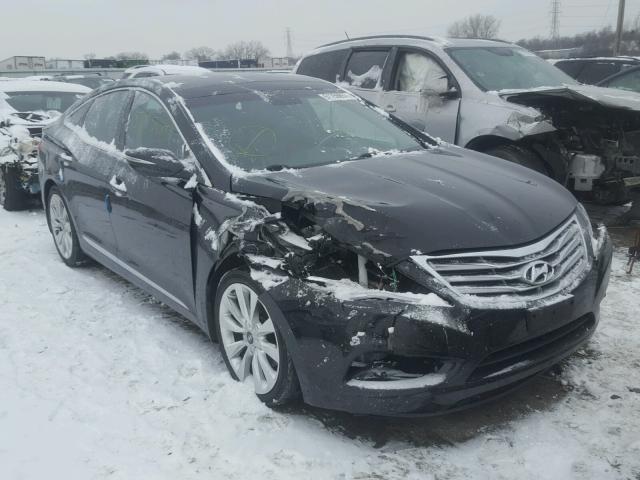 KMHFH4JG0DA276230 - 2013 HYUNDAI AZERA GLS BLACK photo 1