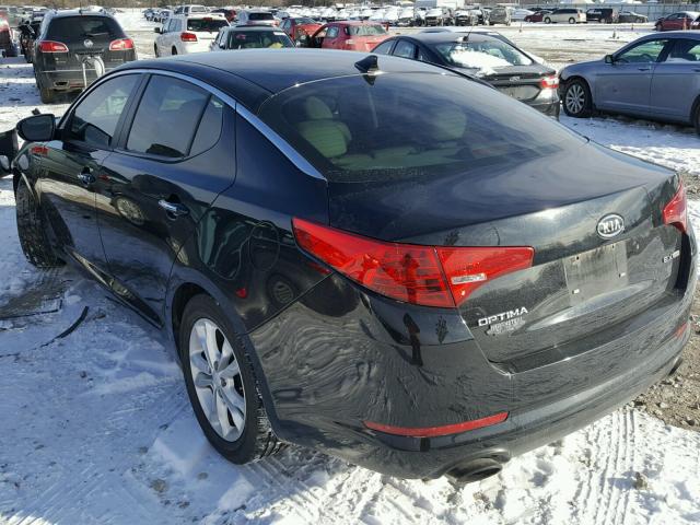 5XXGN4A72CG072842 - 2012 KIA OPTIMA EX BLACK photo 3