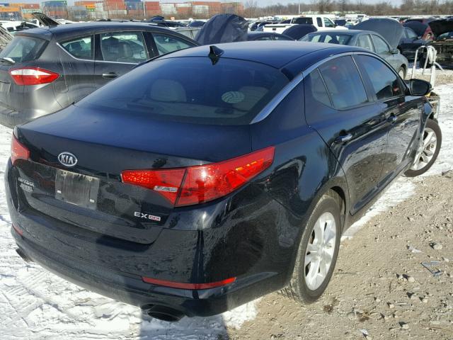 5XXGN4A72CG072842 - 2012 KIA OPTIMA EX BLACK photo 4