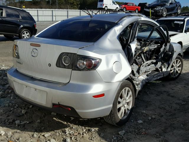 JM1BK12FX71743652 - 2007 MAZDA 3 I SILVER photo 4