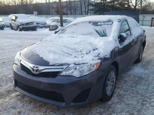 4T4BF1FK8ER441835 - 2014 TOYOTA CAMRY L GRAY photo 2