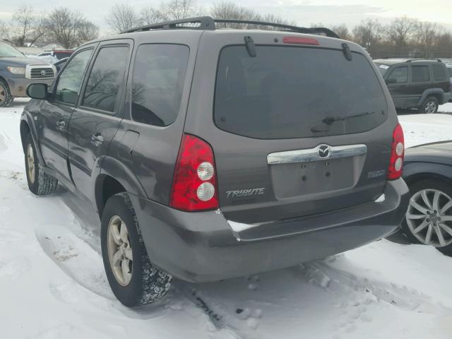 4F2YZ94186KM21946 - 2006 MAZDA TRIBUTE S GRAY photo 3