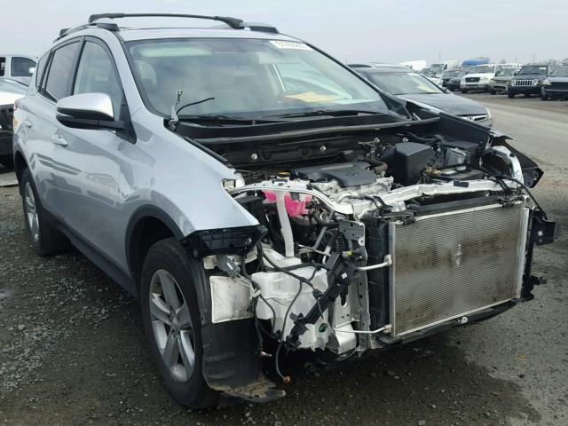 2T3RFREVXEW128277 - 2014 TOYOTA RAV4 XLE SILVER photo 1