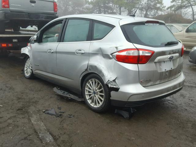 1FADP5BU8EL515429 - 2014 FORD C-MAX SEL SILVER photo 3