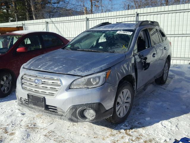 4S4BSACC1H3272318 - 2017 SUBARU OUTBACK 2. SILVER photo 2