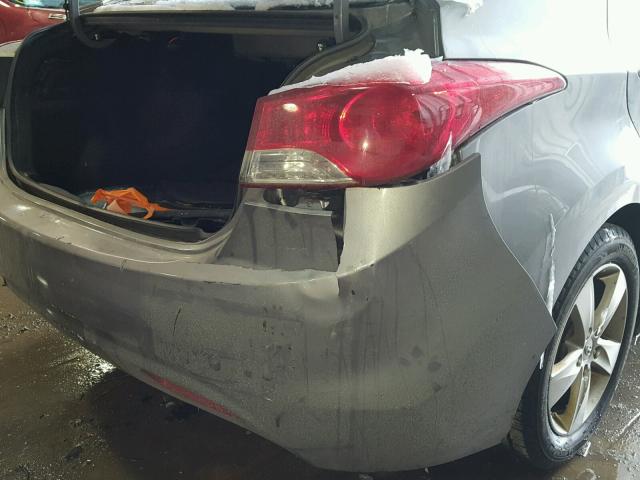 KMHDH4AE4DU714171 - 2013 HYUNDAI ELANTRA GL GRAY photo 9