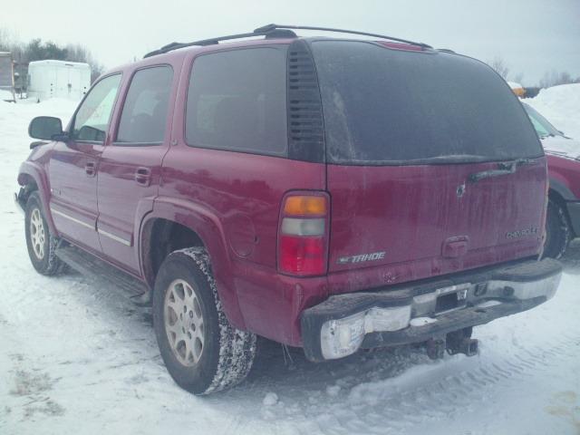 1GNEK13T33J149942 - 2003 CHEVROLET TAHOE K150 RED photo 3