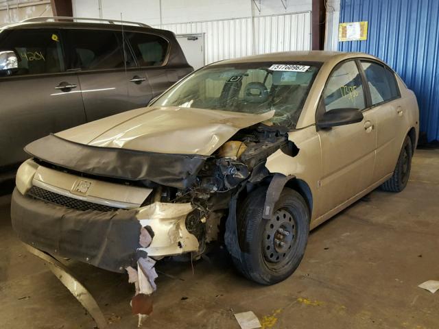 1G8AJ52F14Z125827 - 2004 SATURN ION LEVEL GOLD photo 2