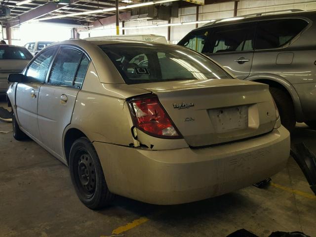 1G8AJ52F14Z125827 - 2004 SATURN ION LEVEL GOLD photo 3