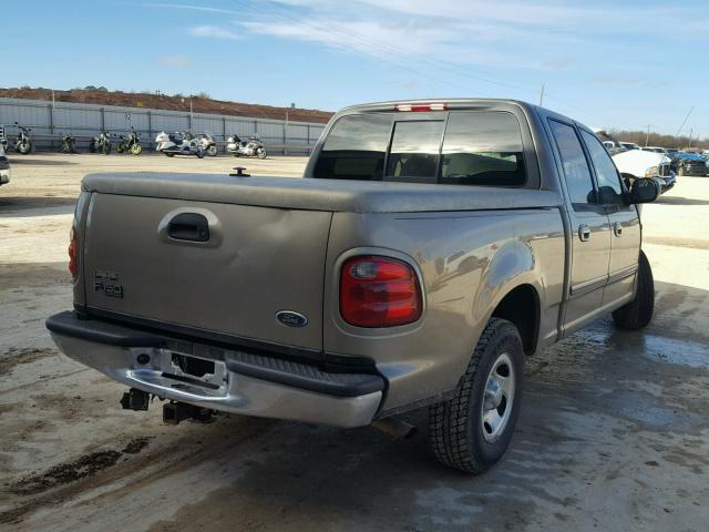 1FTRW07W51KF46038 - 2001 FORD F150 SUPER BEIGE photo 4