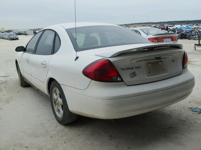 1FAFP55232G214431 - 2002 FORD TAURUS SES WHITE photo 3