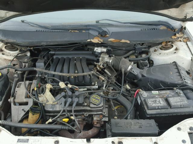 1FAFP55232G214431 - 2002 FORD TAURUS SES WHITE photo 7