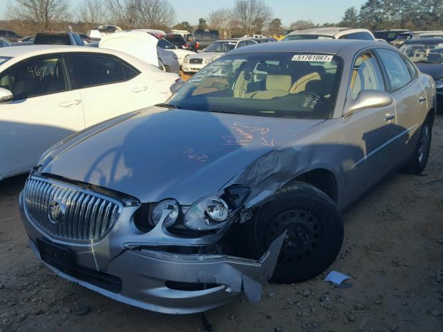 2G4WC582381134453 - 2008 BUICK LACROSSE C SILVER photo 2