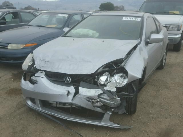 JH4DC54814S007330 - 2004 ACURA RSX SILVER photo 2