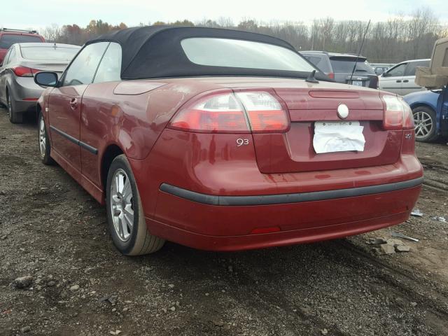 YS3FD79YX66101674 - 2006 SAAB 9-3 BASE RED photo 3