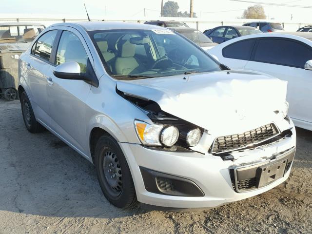 1G1JA5SG4E4237818 - 2014 CHEVROLET SONIC LS SILVER photo 1