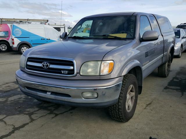 5TBBT48102S285358 - 2002 TOYOTA TUNDRA ACC SILVER photo 2