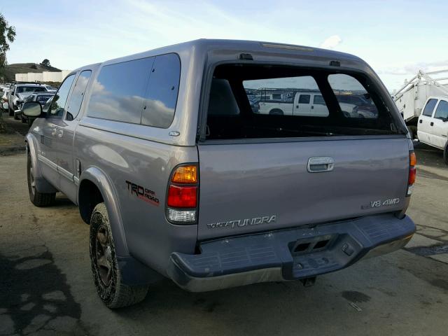 5TBBT48102S285358 - 2002 TOYOTA TUNDRA ACC SILVER photo 3