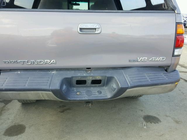 5TBBT48102S285358 - 2002 TOYOTA TUNDRA ACC SILVER photo 9