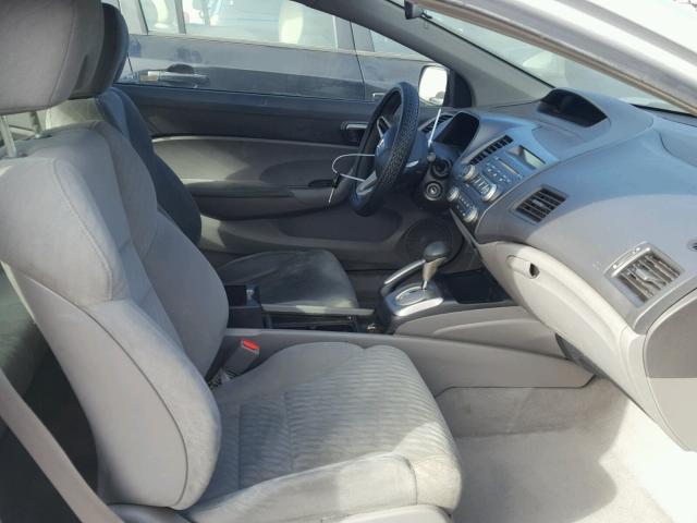 2HGFG12689H535892 - 2009 HONDA CIVIC LX SILVER photo 5