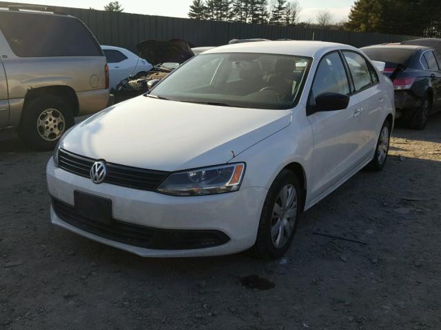 3VW2K7AJ7CM384442 - 2012 VOLKSWAGEN JETTA BASE თეთრი ფოტო 2