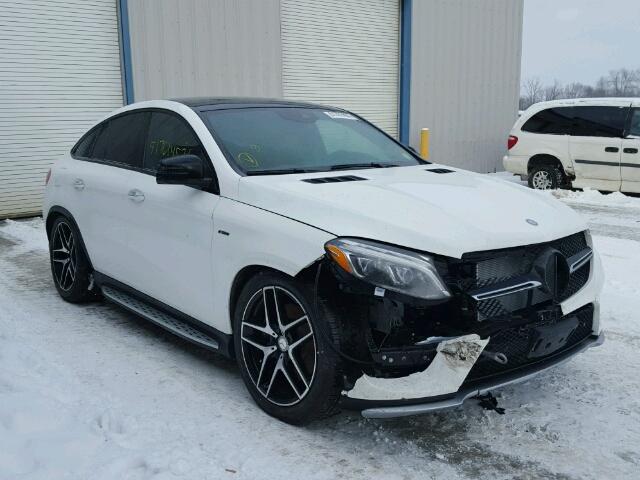 4JGED6EB7GA037988 - 2016 MERCEDES-BENZ GLE COUPE WHITE photo 1