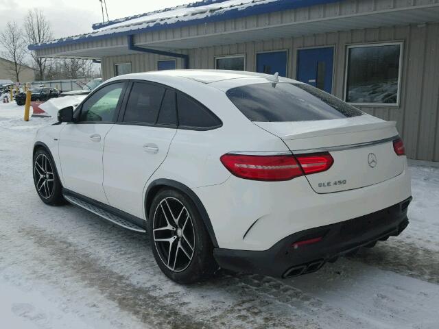 4JGED6EB7GA037988 - 2016 MERCEDES-BENZ GLE COUPE WHITE photo 3