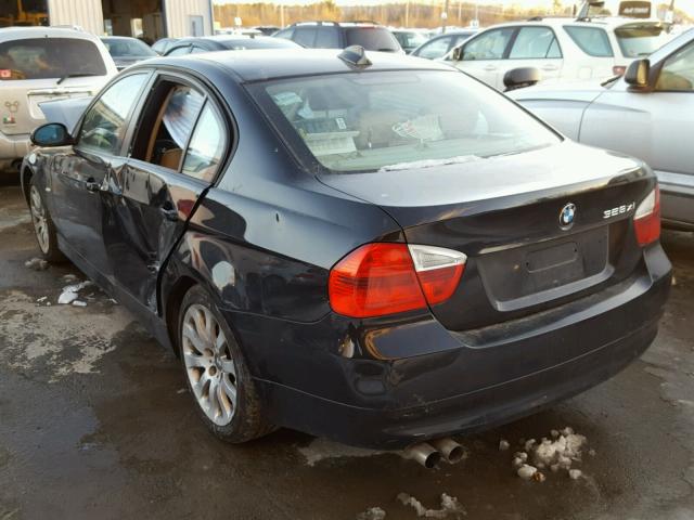 WBAVC93527K032307 - 2007 BMW 328 XI BLACK photo 3