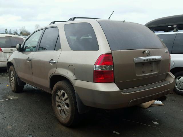 2HNYD18863H544844 - 2003 ACURA MDX TOURIN GOLD photo 3