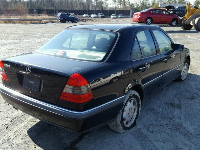 WDBHA22E3RF062599 - 1994 MERCEDES-BENZ C 220 BLACK photo 4