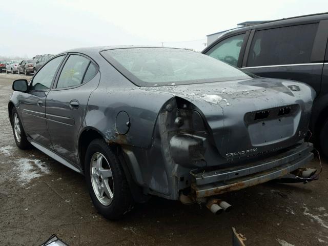 2G2WS522641210598 - 2004 PONTIAC GRAND PRIX GRAY photo 3