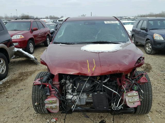 2GNALDEK4H1547664 - 2017 CHEVROLET EQUINOX PR BURGUNDY photo 7