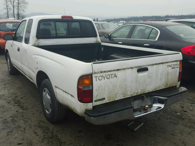 4TAVN52N9YZ620331 - 2000 TOYOTA TACOMA XTR WHITE photo 3