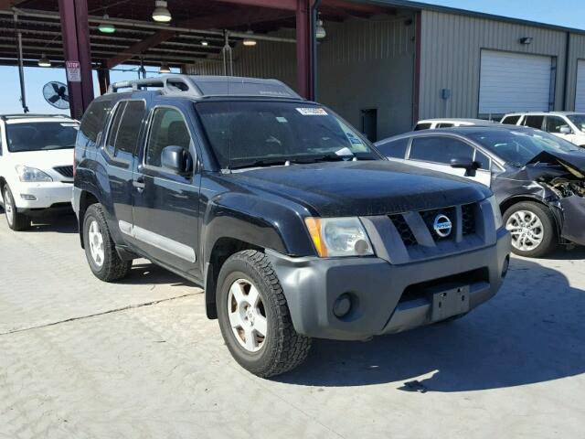 5N1AN08U75C620410 - 2005 NISSAN XTERRA OFF BLACK photo 1