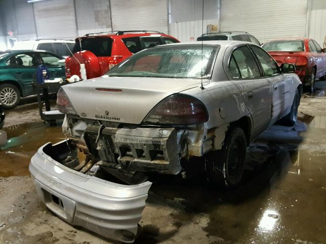 1G2NE52T9XC528290 - 1999 PONTIAC GRAND AM S GRAY photo 4