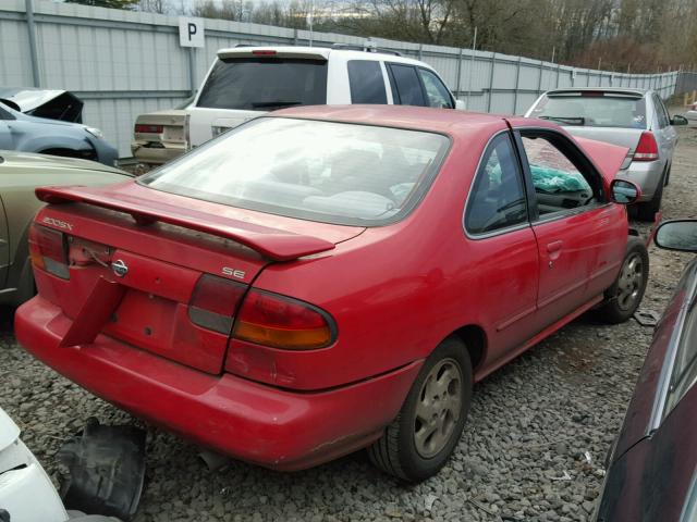 1N4AB42D5TC522010 - 1996 NISSAN 200SX BASE RED photo 4