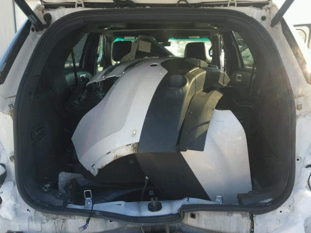 1FM5K8F89DGB10971 - 2013 FORD EXPLORER L WHITE photo 9