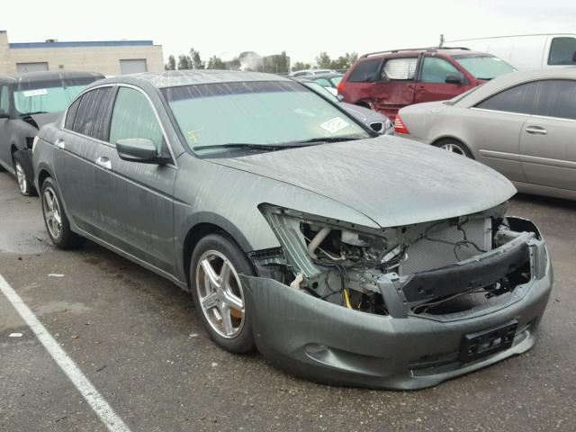 1HGCP36808A003995 - 2008 HONDA ACCORD EXL GREEN photo 1