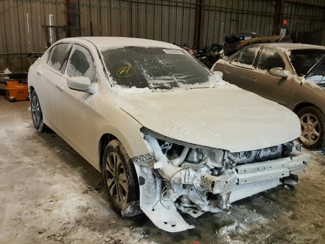 1HGCR2F3XEA075064 - 2014 HONDA ACCORD LX WHITE photo 1