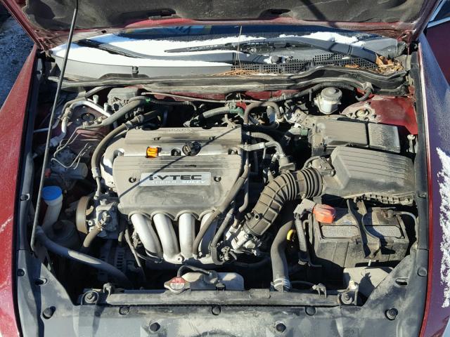 1HGCM56306A163980 - 2006 HONDA ACCORD SE BURGUNDY photo 7