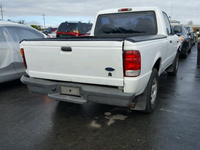 1FTYR10V2YPB26552 - 2000 FORD RANGER WHITE photo 4