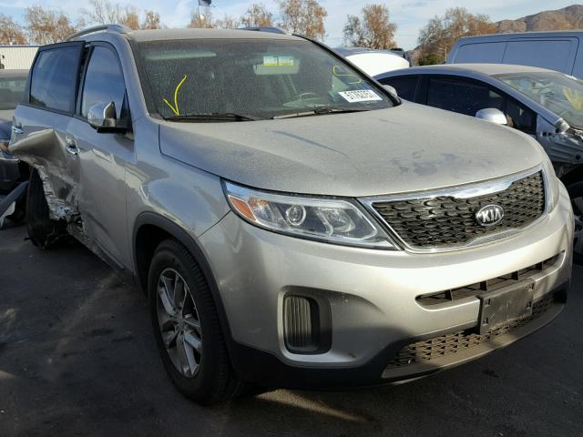 5XYKT4A75EG457441 - 2014 KIA SORENTO LX SILVER photo 1