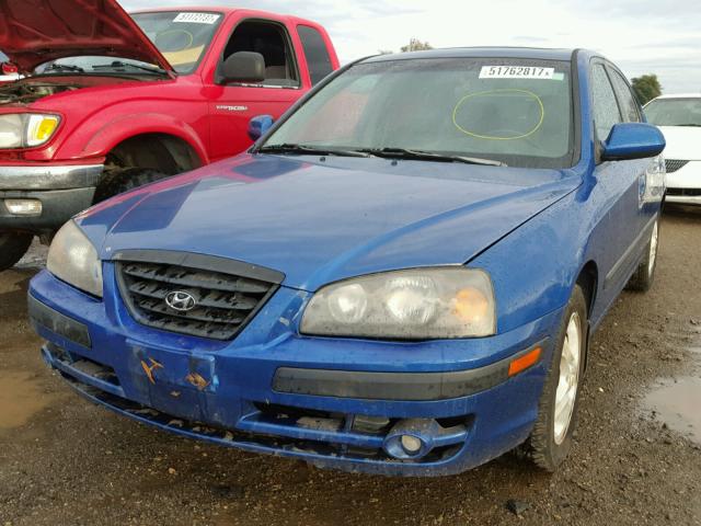 KMHDN46DX5U024726 - 2005 HYUNDAI ELANTRA GL BLUE photo 2