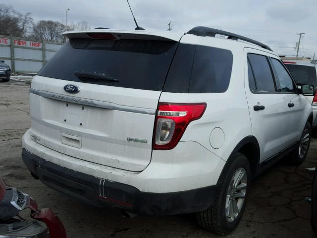 1FM5K7B99FGC16154 - 2015 FORD EXPLORER WHITE photo 4